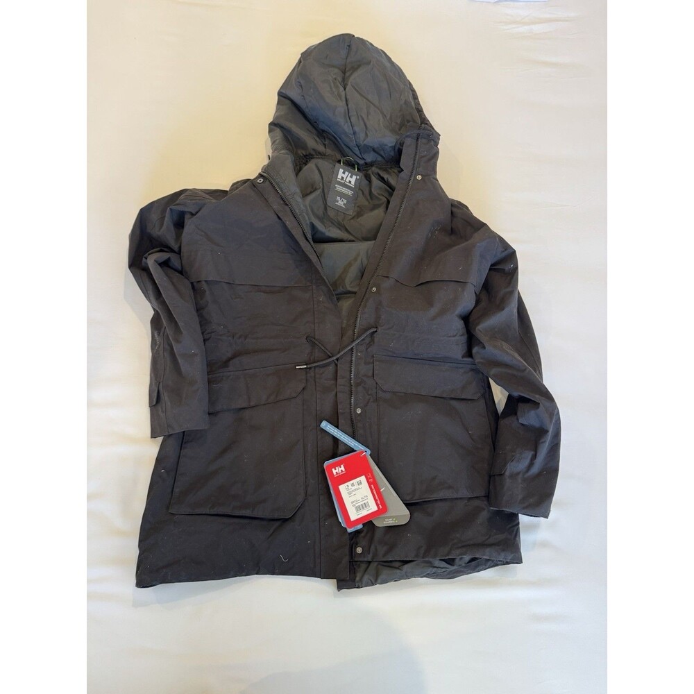 NWT Helly Hansen Womens XL Black Boyne Ins 2.0 Parka